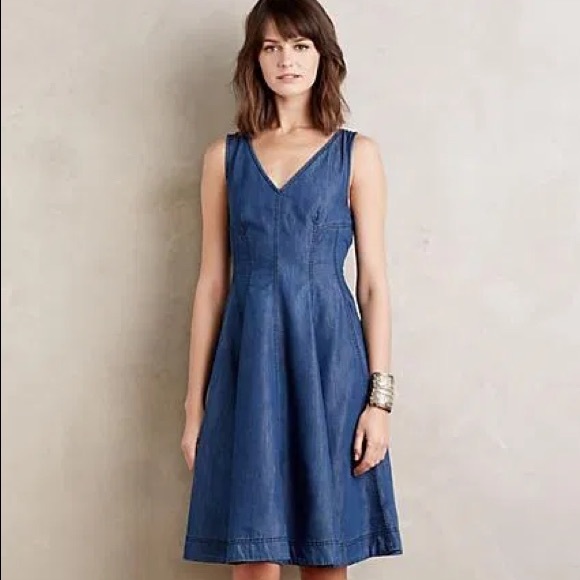 Anthropologie Dresses & Skirts - Denim Dress by Holding Horses for Anthropologie